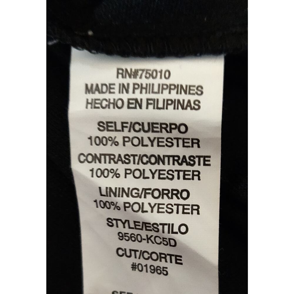 Way In Party Formal Mini Dress Sz 3 Black White Cruise Vacation Chiffon Sequins - Picture 8 of 16